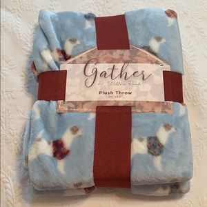 Cute puppy 🐶 throw 50”X60”